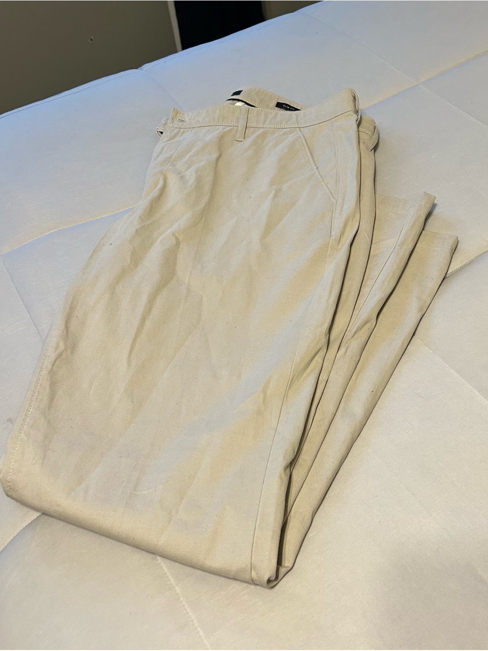 Kenneth Cole Light Beige Chino Pants